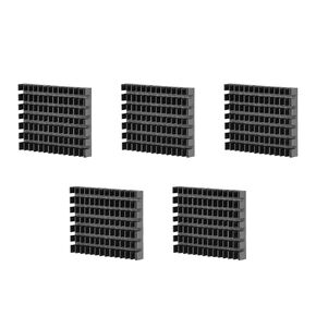 DMiotech 5 Pack 30mm x 40mm x 5mm Aluminum Alloy Radiator Electronic Cooler Radiator Slotted Section for MOS and IC Chip