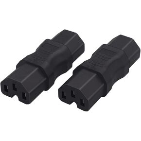 IEC320 C13 إلى C13 محول طاقة التيار المتردد، IEC 320 C13 أنثى إلى C13 أنثى شاشة كمبيوتر PDU، مقبس مزدوج C13، IEC320 C13 3 فتحات (C13 إلى C13) in Kuwait