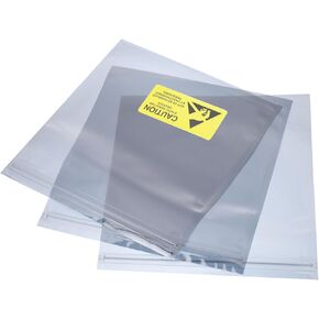 MECCANIXITY Anti Static Bags Shielding Bag 30pcs 8.7x9.4inch(22x24cm) Resealable with Labels for Hard Drive HDD SSD PCB Board