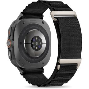 Rugged Nylon Alpine Loop Band Compatible with Galaxy Watch Ultra 47mm，Sport Wristband Quick Fit Replacement Strap C-hook Adjustable Solo Loop Compatible for Galaxy Ultra Watch for Women Man