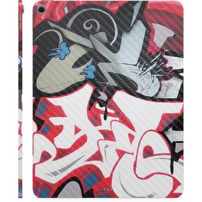 Carbon Fiber Skin Compatible with Apple iPad Air 11 (M2) 2024 - Graffiti Mash Up - Premium 3M Vinyl Protective Decal Cover - Easy to Apply | Crafted in The USA by MightySkins