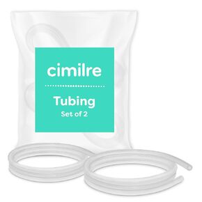 Tubing, Breast Pump Tubing Connects Cimilre Breast Pump Motor to Cimilre Collection Kit, Replacement Tubing for Single or Double Pumping (Set of 2)
