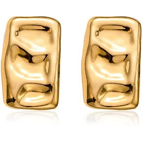 Thick Hoop Earrings Chunky Croissant Earrings Trendy Earrings for Women Girls Gifts