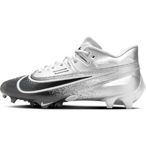 Nike Vapor Edge Elite 360 2 Men's Football Cleats (DA5457-003,Metallic Silver/Black-White) Size 11.5