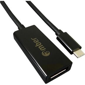 USB Type-C Male to DisplayPort DP Female Adapter Converter Amber CU3-ADP1 with 4 in Cable