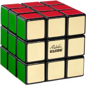 Rubik's Cube, Special Retro 50th Anniversary Edition, Original 3x3 Color-Matching Puzzle Classic Problem-Solving Challenging Brain Teaser Fidget Toy, for Adults & Kids Ages 8+