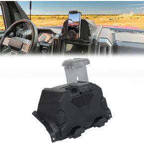 Tablet Phone Holder for Xpedition XP/ADV 2024+, Electronic Device GPS Mount Phone Tablet Holder with Extra Storage Box Compatible with Polaris Xpedition XP XP5/ ADV ADV5 2024+ Accessories