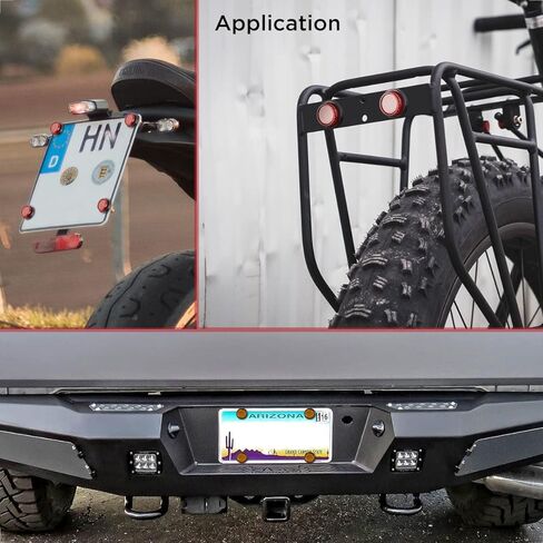 عاكسات Evermotor للوحة ترخيص الدراجة النارية ومسامير وصواميل بيضاء صغيرة مزخرفة M5 برغي علامة مستديرة عاكسة للدراجة (6 قطع) in Kuwait