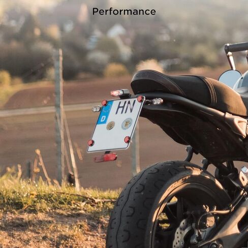 عاكسات Evermotor للوحة ترخيص الدراجة النارية ومسامير وصواميل بيضاء صغيرة مزخرفة M5 برغي علامة مستديرة عاكسة للدراجة (6 قطع) in Kuwait