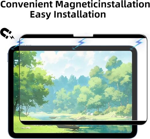 MAYtobe [1-Pack Like Paper Screen Protector for iPad 10th Generation (10.9 Inch, 2022), Magnetic Screen Protector, Removable and Reusable, for Drawing and Writing in Saudi Arabia