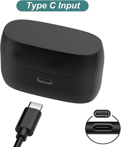 حافظة شحن لـ Jabra Elite 4 Active - قاعدة شاحن بديلة لسماعات Jabra Elite 4 Active (أسود) in Kuwait