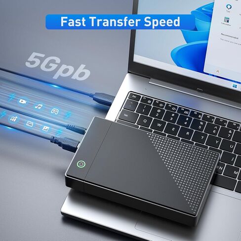 محرك الأقراص الصلبة Kinhank Retro Gaming HDD بسعة 3 تيرابايت مع أكثر من 80000 لعبة، وحدة تحكم ألعاب قديمة متوافقة مع أكثر من 350 محاكيًا، 2000+ ألعاب ثلاثية الأبعاد، قرص صلب للألعاب محمول متوافق مع Win-7/8/10/11، هدايا للرجال in Kuwait