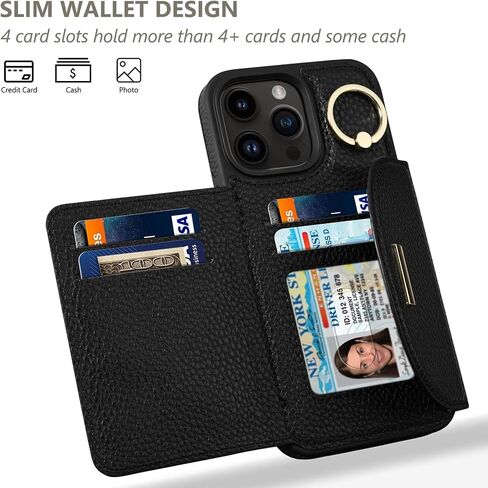 Keallce Case for iPhone 12 Pro Max 6.7'' 2020, Flip Wallet Case with Card Slots, Ring Stand Holder Kickstand, Folio Leather Protective Phone Cover for Women Compatible with iPhone 12 Pro Max 5G, Beige in Saudi Arabia