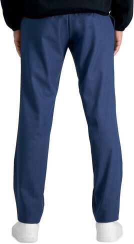 Kenneth Cole Men's Slim Fit Solid Performance Dress Pant, Dark Heather Grey, 34W x 32L in Kuwait