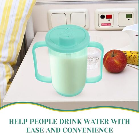 No Spill Sippy Cup No Spill Cup Cups Sippy Cups Cup Patient Soup Cup Mobility Cup Independence Sip Cups Maternity Cup Dysphagia Cups Appliance Plastic Elder Bevel in Saudi Arabia