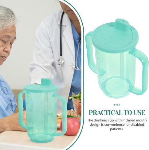 No Spill Sippy Cup No Spill Cup Cups Sippy Cups Cup Patient Soup Cup Mobility Cup Independence Sip Cups Maternity Cup Dysphagia Cups Appliance Plastic Elder Bevel in Saudi Arabia