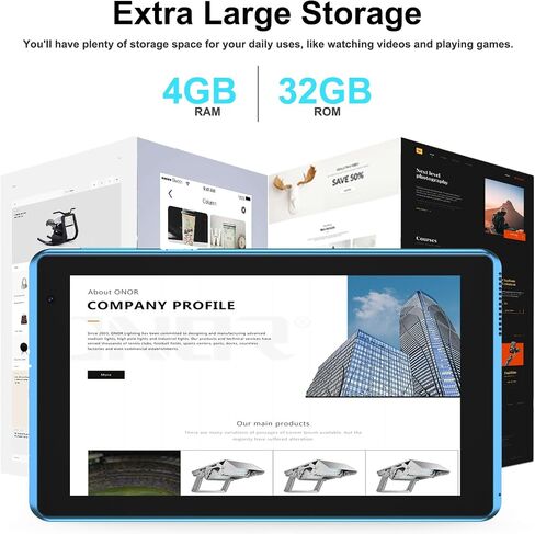 2024 Android 12 Tablet, 7 inch Tablet, 4GB RAM+32GB ROM/ 512GB Expandable Tablet PC,1.6Ghz Quad-core Processor Computer Tablet, 1024*600 IPS Touch Screen, 5MP Dual Camera, WiFi, Game, Bluetooth Tablet in Saudi Arabia