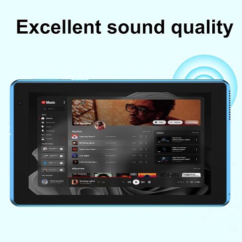 2024 Android 12 Tablet, 7 inch Tablet, 4GB RAM+32GB ROM/ 512GB Expandable Tablet PC,1.6Ghz Quad-core Processor Computer Tablet, 1024*600 IPS Touch Screen, 5MP Dual Camera, WiFi, Game, Bluetooth Tablet in Saudi Arabia
