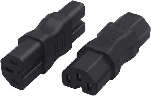 IEC320 C13 TO C13 AC power converter，IEC 320 C13 Female to C13 Female Computer Monitor PDU plug，C13 dual jack ，IEC320 C13 3 holes (C13 TO C13) in Kuwait