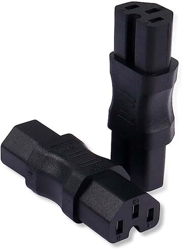 IEC320 C13 TO C13 AC power converter，IEC 320 C13 Female to C13 Female Computer Monitor PDU plug，C13 dual jack ，IEC320 C13 3 holes (C13 TO C13) in Kuwait