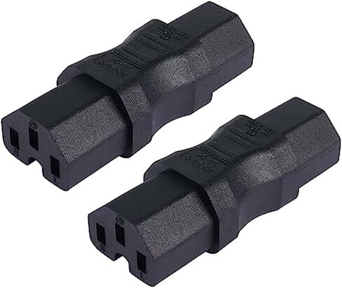 IEC320 C13 TO C13 AC power converter，IEC 320 C13 Female to C13 Female Computer Monitor PDU plug，C13 dual jack ，IEC320 C13 3 holes (C13 TO C13) in Kuwait
