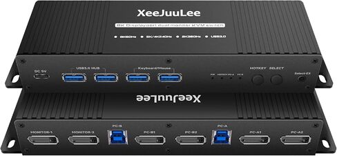 Displayport KVM Switch 1440P 240hz Hotkey kvm Switch 2 شاشات 2 أجهزة كمبيوتر Displayport 240hz Displayport kvm شاشة مزدوجة 144hz kvm dp 1440p 120hz 144hz 165hz 175hz 240hz FreeSync G-SYNC XJL in Kuwait