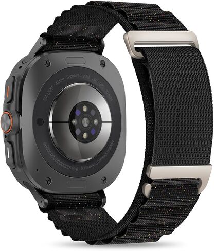 Rugged Nylon Alpine Loop Band Compatible with Galaxy Watch Ultra 47mm，Sport Wristband Quick Fit Replacement Strap C-hook Adjustable Solo Loop Compatible for Galaxy Ultra Watch for Women Man in Saudi Arabia