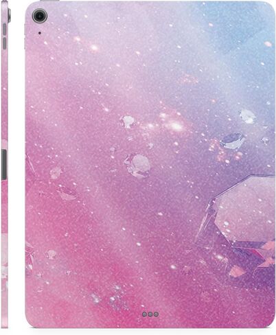 Glossy Glitter Tablet Skin Compatible with Apple iPad Air 13 (M2) 2024 - Pink Diamond - Premium 3M Vinyl Protective Wrap Decal Cover - Easy to Apply | Crafted in The USA by MightySkins in Saudi Arabia