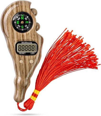 Digital Finger Tasbih with Compass & Night Light - Islamic Prayer Beads Counter, Finger Counter for Dhikr, Meditation, Relaxation, and Healing in Kuwait