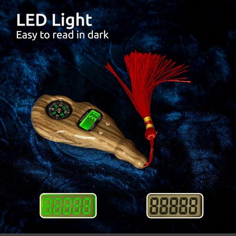 Digital Finger Tasbih with Compass & Night Light - Islamic Prayer Beads Counter, Finger Counter for Dhikr, Meditation, Relaxation, and Healing in Kuwait