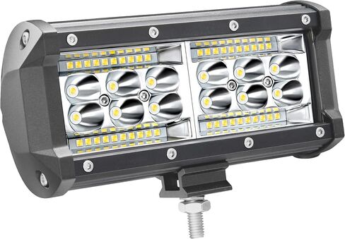 7 Inch LED Light Bars, LED Light Pods 156W 12000lm 12V 24V Offroad Driving Fog Lights Work Lights for Trucks Tractor Pickup Boat Car ATV UTV RV Automotive Off Road Auxiliary Lights, 10 Pack in Saudi Arabia