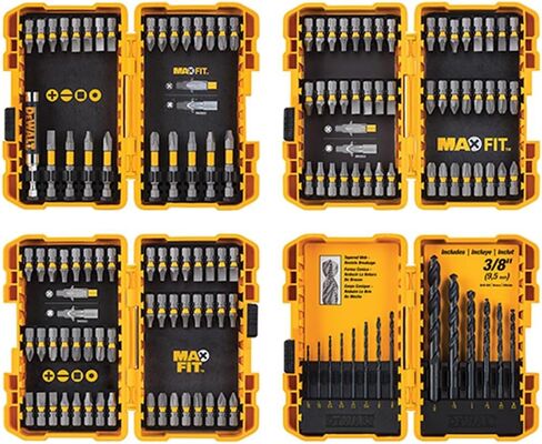 DEWALT DWA2SLS136 Maxfit Screwdriving and Drill Bit Set 136-Piece in Saudi Arabia