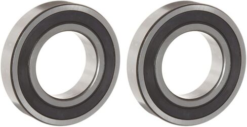 WJB 6205-16-2RS Deep Groove Ball Bearing, Double Sealed, Metric, 25.4mm ID, 52mm OD, 15mm Width, 3150lbf Dynamic Load Capacity, 1770lbf Static Load Capacity in Saudi Arabia
