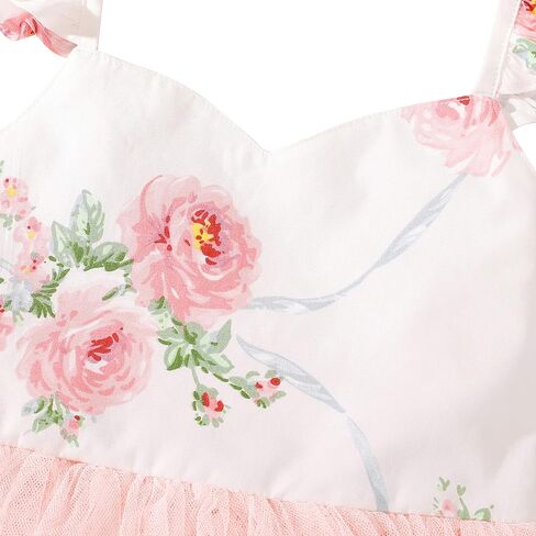Flofallzique Baby Girls Dress Toddler Tutu Infant Floral Sundress Tulle Wedding Dress (6 Years, Wine) in Saudi Arabia