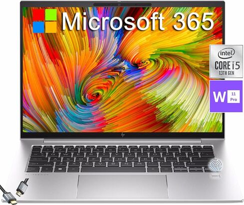 كمبيوتر محمول HP EliteBook 840 G10 مقاس 14 بوصة 1920 × 1200 IPS، i5-1335U، Wi-Fi، BT5.3، Thunderbolt 4، إضاءة خلفية، Microsoft 365 Personal، Win11 Pro W/HDMI (64 جيجابايت ذاكرة الوصول العشوائي | 2 تيرابايت PCIE SSD) in Saudi Arabia
