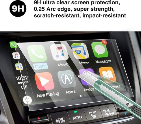 YEE PIN 2024 Acura TLX Screen Protector for Acura TLX 2024 Accessories, 2024 TLX Screen Protector for 2024 Acura TLX 12.3-inch Infotainment Display Nano Protective Film Scratch Resistant 2 Pack in Kuwait