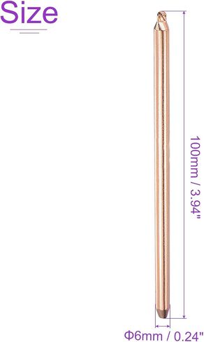 DMiotech 6 x 180mm Copper Round Heatsink Pipe Thermal Cooler Radiator for Cooling PC Computer in Saudi Arabia