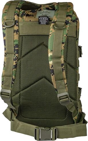 Mil-Tec Military Army Patrol Molle Assault Pack Tactical Combat Rucksack Backpack Bag 36L Black in Saudi Arabia
