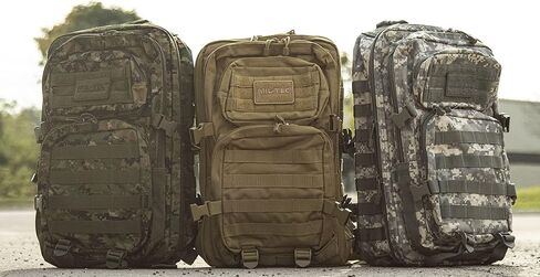 Mil-Tec Military Army Patrol Molle Assault Pack Tactical Combat Rucksack Backpack Bag 36L Black in Saudi Arabia