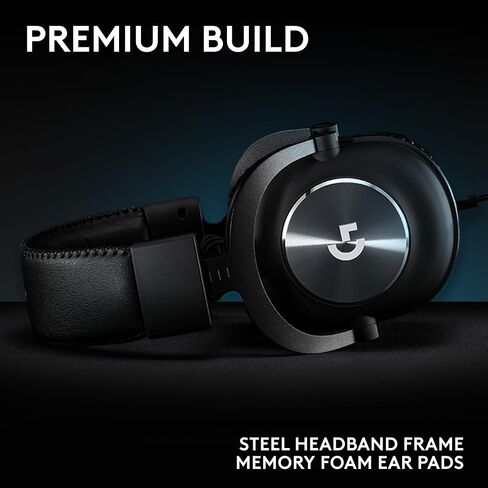 Logitech G Pro X SE Wired Gaming Headset: Blue VO!CE Detachable Boom Mic, DTS 7.1, 50 mm Drivers, USB/3.5mm Aux, USB DAC Included, for PC, Xbox, PS5, PS4 - Black - G Pro X SE Wired Gaming Headset in Saudi Arabia