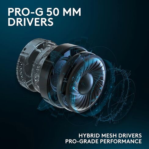 Logitech G Pro X SE Wired Gaming Headset: Blue VO!CE Detachable Boom Mic, DTS 7.1, 50 mm Drivers, USB/3.5mm Aux, USB DAC Included, for PC, Xbox, PS5, PS4 - Black - G Pro X SE Wired Gaming Headset in Saudi Arabia