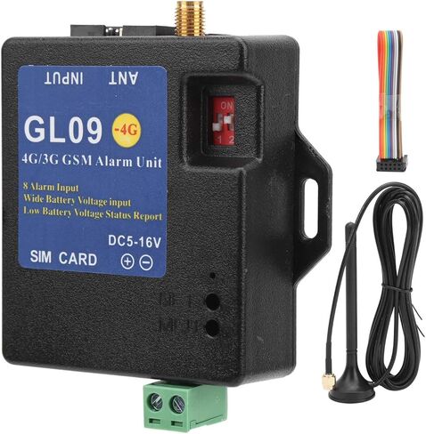 نظام إنذار GSM GL09 4G/3G/GSM 8CH نظام إنذار أمني وحدة تنبيه 8 قنوات مدخلات استهلاك منخفض لأمن المستودعات المنزلية (الولايات المتحدة) in Saudi Arabia