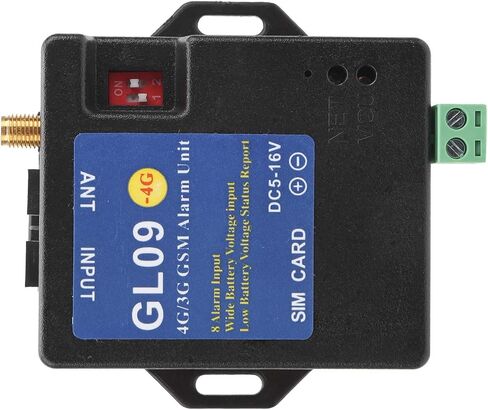 نظام إنذار GSM GL09 4G/3G/GSM 8CH نظام إنذار أمني وحدة تنبيه 8 قنوات مدخلات استهلاك منخفض لأمن المستودعات المنزلية (الولايات المتحدة) in Saudi Arabia