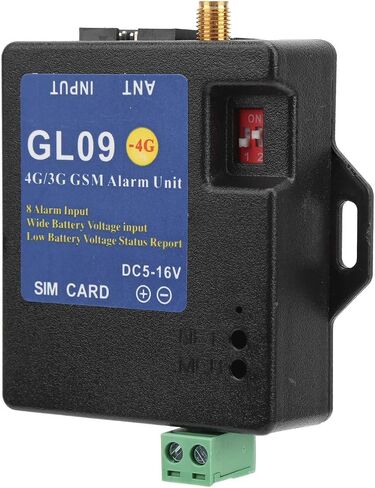 نظام إنذار GSM GL09 4G/3G/GSM 8CH نظام إنذار أمني وحدة تنبيه 8 قنوات مدخلات استهلاك منخفض لأمن المستودعات المنزلية (الولايات المتحدة) in Saudi Arabia