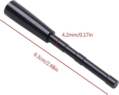 5Pcs Black Aluminum Inserts Arrowheads Connector Shaft and Arrowheads Connect Seat for Diameter.4.2mm Shaft Outdoor Hunting Arrows Penetrators Insert Equipment in Saudi Arabia