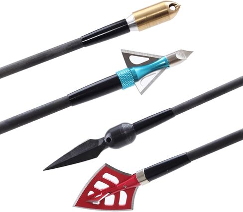 5Pcs Black Aluminum Inserts Arrowheads Connector Shaft and Arrowheads Connect Seat for Diameter.4.2mm Shaft Outdoor Hunting Arrows Penetrators Insert Equipment in Saudi Arabia