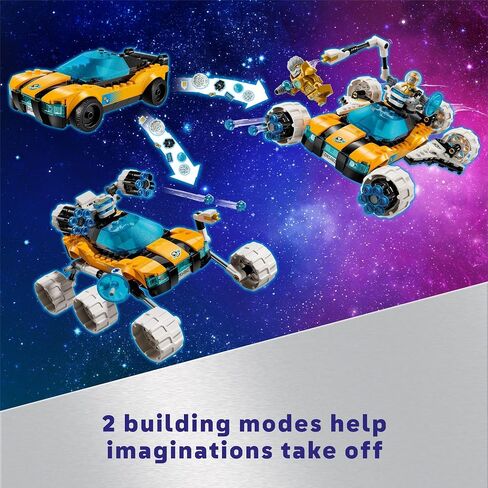 LEGO DREAMZzz Mr. Oz’s Space Car Toy, Transforming Vehicle Building Set, Includes TV Show Minifigures Mr. Oz, Albert and Jayden, Space Shuttle Toy Gift for Boys and Girls Aged 8 and Up, 71475 in Saudi Arabia