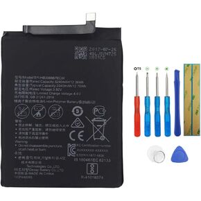 Battery HB356687ECW Compatible with Huawei Mate SE/Mate 10 Lite / P30 Lite/Honor 7X / Nova 2 Plus/Nova 2S with Tools