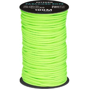 100 Meters Paracord Rope 4mm Outdoor Camping Binding Rope (Red)