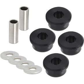AUTOVIC Polyurethane Front Differential Side Mount Bushings for Hummer H3 H3T 2006-2010, 15PCS Mount Bushing Set Kit (Black)